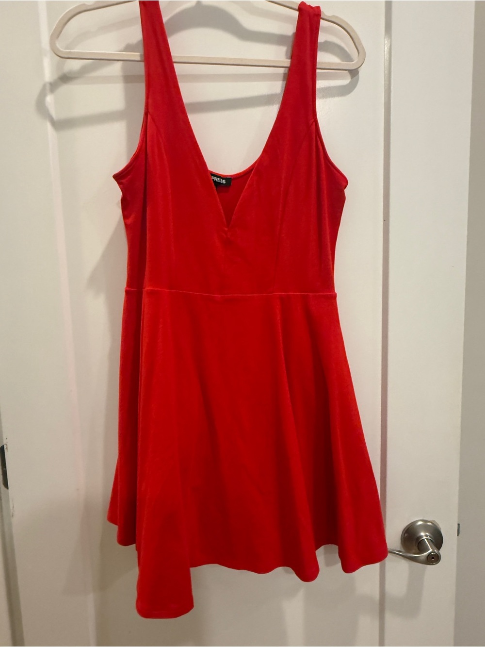 Express Red Skater dress